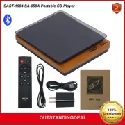 SAST-1984 SA-058A Portable CD Player Retro Bluetooth CD Player + Remote Control-