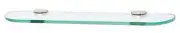 Alno A8950-24-PN Euro Bath 24" Glass Shelf w/Brackets Polished Nickel