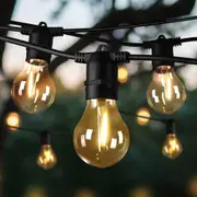 Mazam 30M Solar Festoon String Lights LED Christmas Waterproof Outdoor