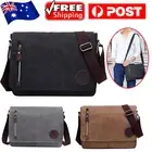 Men's Retro Shoulder Bag Satchel Canvas School Crossbody Laptop Messenger Bags
