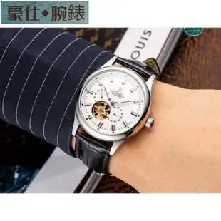 高端 ROLEX 勞力士 切利尼系列​ 手錶男士全自動機械錶時尚新款男表陀飛輪真皮防水鏤空