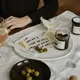 韓國 onoffmansion 法式餐館 奶油刀盤組 法文書寫