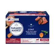 Farmers Market Adult Wet Dog Food Loaf With Beef Sweet Potato & Green Beans 6X100g | 6 pack