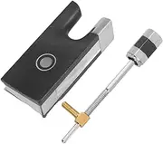 SWOOMEY Violin Bow Replacement Accessories Set Abalone Shell Nickel Tailpiece Violin Bow Parts for Professional Violinists