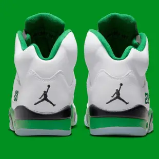 【NIKE 耐吉】休閒鞋 AIR JORDAN 5 RETRO W LUCKY GREEN 白綠 女鞋 DD9336-103