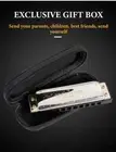Diatonic Harmonica Key of C 10Hole TOADSTONE Modern Rock Electric Blue Harmonica