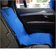 Dog Seat Cover Car Rear Seat Pet Cover Protector Rear Accessories for Pet Car Rear Seat Cushion Dog Hammock(Blue)