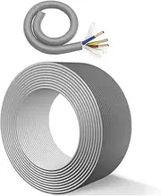 0.5mm² Oxygen-Free Refined Copper Nitrile Polyvinyl Chloride 100-300ft Highly Flexible Drag Chain Cable TRVV3 Core 0.2/0.5 Square Robot Tank Drag Chain Cable Suitable for Machinery(150ft,3C-0.2mm²)