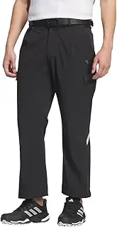 [adidas] Beyond The Course EX-Stretch Active Water Repellent Loose Fit Ankle Cargo Pants, Men's