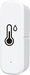 WiFi Temperature and Humidity Sensor | Wireless Smart Hygrometer Monitor - High Precision, Household Accessories, Remote Control, App Notification Alert for Indoor & Outdoor