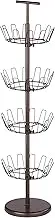 Honey-Can-Do SHO-02221 Shoe Tree with Spinning Handle, Bronze, 4-Tier