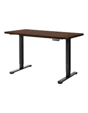 [Levede] Electric Dual Motor Height Adjustable Motorised Standing Desk 120cm in Walnut