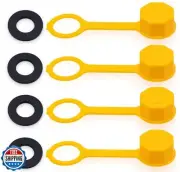 MEAJOO 4PCS Gas Can Vent Caps, Gas Can Cap,Rear Vent Screw Caps for Replaceme