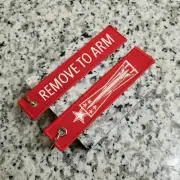 7 Level Missile Maintenance Badge Remove To Arm Keychain, Tag, Streamer!