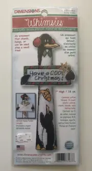 Dimensions Whimsies Christmas Penguin Ornament Cross Stitch Kit 73187