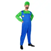 Green Plumber Adult Costume