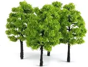 Mixed Model Tree Train Trees Railroad Scenery Tree Architecture Trees for DIY Scenery Landscape 20PCS Model