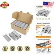 Reliable KIMSING Hog Ring Staples, 1-3/4" Crown, Heavy-Duty 11 Gauge, 1600 PCS