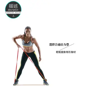 【SUCCESS 成功】S4734 專業用乳膠訓練拉力帶 40公斤 黑色 運動/健身/伸展