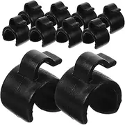 Kisangel 20pcs Cable Holder Clips for Microphone Stands Cord Management Clips for Studio and Outdoor Use Lightweight and Easy to Install