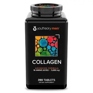 現貨美國好市多(2026/02)youtheory 男性膠原蛋白 Collagen Plus Biotin, 390顆