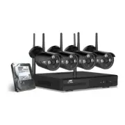 UL-TECH Security Camera Wireless System CCTV 8CH 4 Camera Bullet 2TB NVR