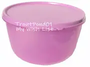 Tupperware 8 C Modular Salad Bowl Leftover Dish Nesting Stacking Airtight Purple
