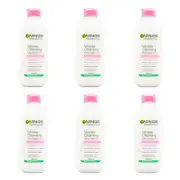 6PK Garnier SkinActive Micellar Cleansing Milky Water Makeup Remover 400ml