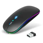 Mouse [Type-C Rechargeable &amp Ultra-thin] Wireless Bluetooth 5.2 Wir