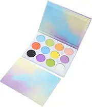 12 Eyeshadow Palette Mix of Glitter Matte Travel-friendly Long-lasting Makeup