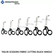Tailor's Scissors Cloth Textile Scissors Black Small up to Very Large Choose one