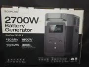 EcoFlow DELTA 2 Portable Battery Generator 2700W 1800W Output EFD330 (OB)