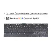 Český klávesnice For MSI GE75 Raider 10SE 10SF 10SFS 10SGS, Per-Key RGB Backlit