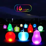 16 Colors Changing LED Floating Pool Lights Inflatable Waterproof Glow Globe wit