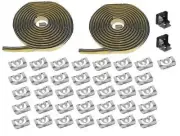 1970-74 Camaro Or Firebird Coupe Windshield, Back Glass & Molding Install Kit