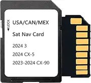 GPS Navigation SD Card KMV6-66-EZ1 for 2024 3, 2024 CX 5, 2023-2024 CX 90, USA/CAN/MEX Maps