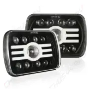 Newest 2pcs 80W 7x6" LED Headlights Hi/Lo Beam DOT for ford F650 2000-2015 Truck (for: Peugeot)