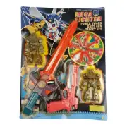 Vintage 1990s Chap Mei Mega Fighter Playset New On Card Knock Off Transformers