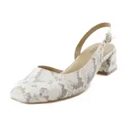 Naturalizer Jayla Women's Sandals White Snake Pattern Leather