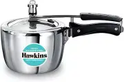 2.5 Litre 18/8 Stainless Steel Pressure Cooker, Inner Lid, Silver (HSST25)