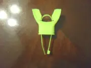 SCUBA Mouthpiece Florescent Yellow & matching tie "Brand New" Made in AMERICA..