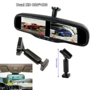4.3'' TFT LCD Dual Screen 4CH HD Anti-glare Car Rear View Monitor Mirror+Bracket (for: Subaru)