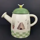 Sonoma Home In The Garden Bumble Bee Cookie Jar & Lid