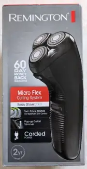 Remington MicroFlex 2000 3-Head Mens Electric Shaver Corded w Trimmer - NIB