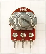 Dual Gang Stereo Center Click Detent Potentiometer Linear Taper B DD (B10K)