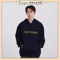 在飛比找momo購物網優惠-【COVERNAT】韓國 刺繡大LOGO 帽T 連帽 無刷毛