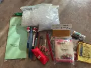Crafting lot of sequins,paddlewheel beads, metallic thread and more new