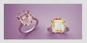 (12x10-16x12mm) 14kt White or Yellow Gold Emerald 8-Prong Ring Casting Size 7