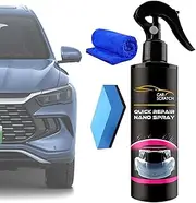 Car Scratch Repair | Instant Invisible Scratch Remover - 120ml Quick Repairing Paint Polish Agent with Towel and Sponge for Car, Long-Lasting Protection
