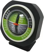CHILDWEET Car Inclinometer Level Angle Slope Meter LED Car Tilt Gauge Car Dash Compass Automobile Compasses Vehicle Compass Clock Auto Compass Digital Automotive Compass Car Mini Compass
